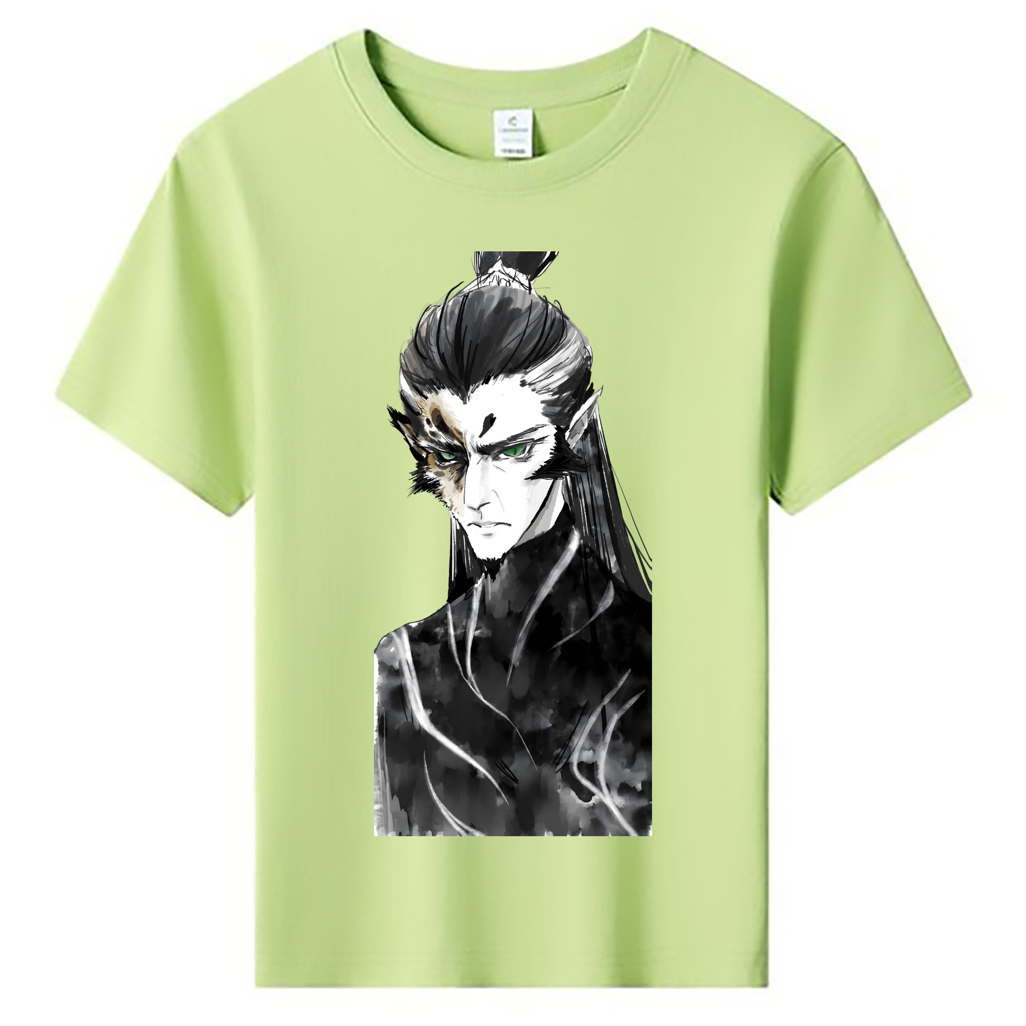 （画像用） Ne Zha 2 ナタ 魔童の大暴れ 綿100％キッズTシャツ（フロントプリント）